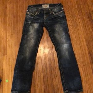 Womens cropped jeans